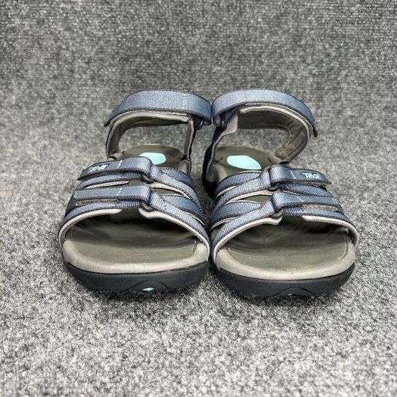 Teva Tirra Hiking Sandals Women's Size 7 Blue Grey Athletic Outdoor Water Shoes - Picture 2 of 11